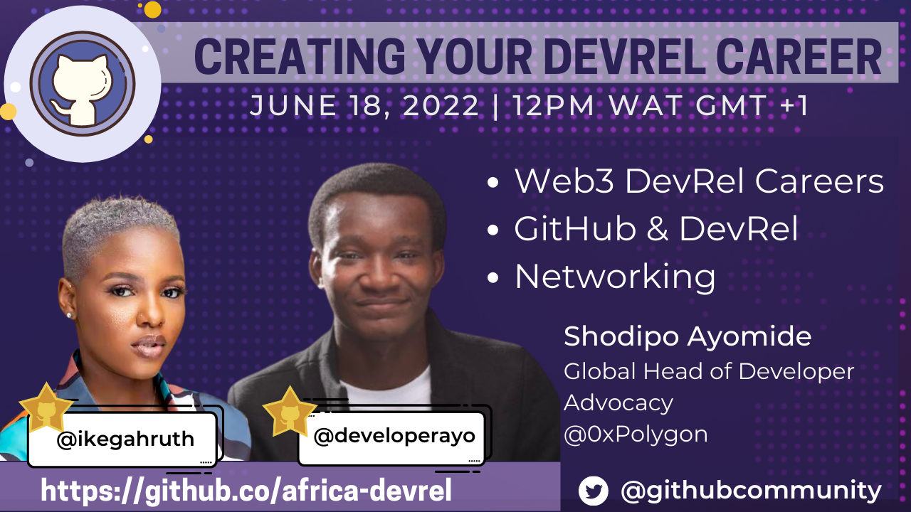 GitHub Africa: DevRel & Web3 Careers