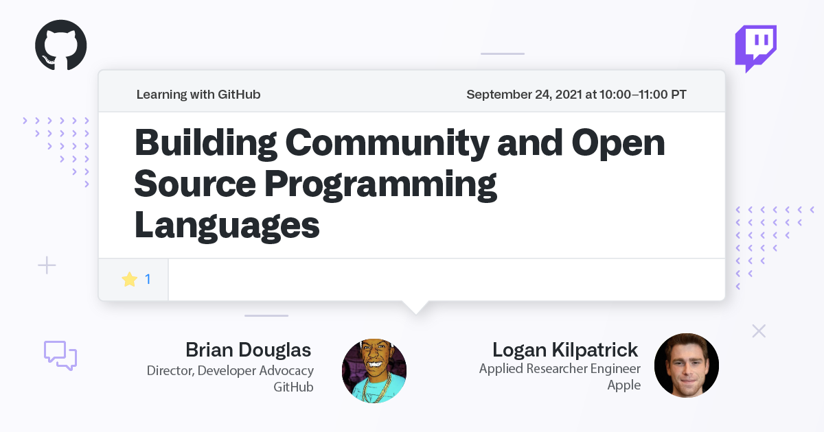 Open Source Friday: Building Community and Open Source Programming Languages